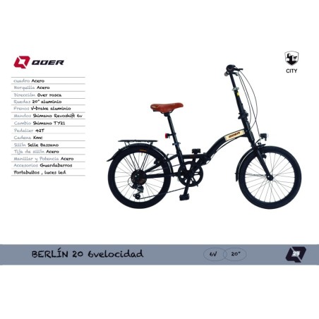 BERLIN PLEGABLE 20" 6V