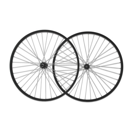 RUEDA DELANTERA 27,5'' M110 BUJE DE HIERRO 36F C/BLOQUEO PICO GALVA