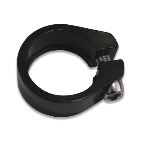 CIERRE ABRAZADERA ALIMINIO 28.6 NEGRO C/TORNILLO