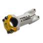 POTENCIA MANILLAR FORCE X BLANCO C/TAPA AMARILLA 90mm