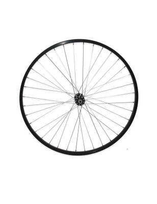 RUEDA DELANTERA 26 M110 CUBO ALU. BITEX NEGRO C/BLOQUEO V.BRAKE