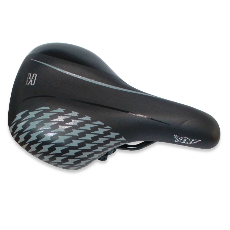 SILLÍN SELLE ROYAL BEN 1703HRN 20/16 NEGRO/PLATA