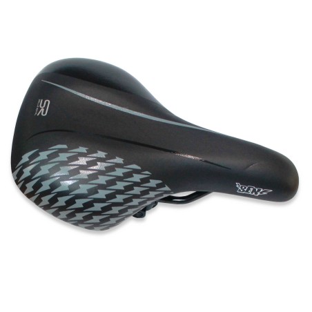 SILLÍN SELLE ROYAL BEN 1703HRN 20/16 NEGRO/PLATA