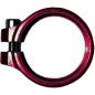 CIERRE ABRAZADERA AL. C/TORNILLO 34.9MM ROJO ANODIZADO