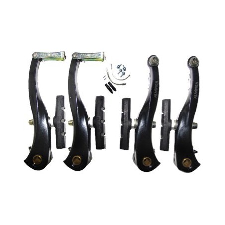 CONJUNTO FRENO V-BRAKE ALU. NEGRO SIN MANETAS