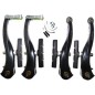 CONJUNTO FRENO V-BRAKE ALU. NEGRO SIN MANETAS