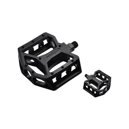 PEDALES WELLGO BMX NEGRO ROSCA FINA