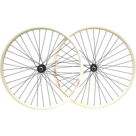 2 unidades RUEDA DELANTERA 26" MACH EXE BUJE BITEX V-BRAKE BLANCO